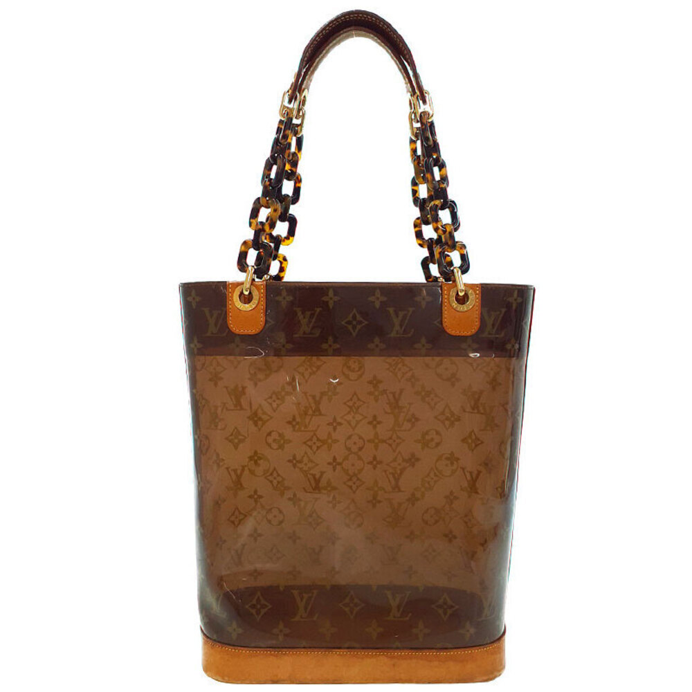 Louis Vuitton Vinyl Shoulder Ambre bag Monogram Brown Cabas tote - Picture 2 of 8